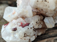 Natural White Cascading Fir Tree Candle Quartz Cluster x 1 From Madagascar