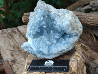 Natural Celestite Geode Clusters x 3 From Sakoany, Madagascar