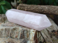 Polished Double Terminated Rose Quartz Points x 6 From Ambatondrazaka, Madagascar