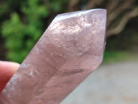 Polished Double Terminated Rose Quartz Points x 6 From Ambatondrazaka, Madagascar