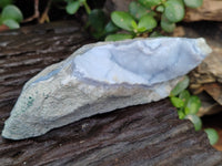 Natural Blue Lace Agate Geode Specimens x 6 From Nsanje, Malawi