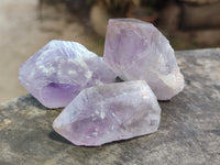 Natural Jacaranda Amethyst Quartz Crystals x 35 From Mumbwa, Zambia