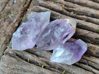 Natural Jacaranda Amethyst Quartz Crystals x 35 From Mumbwa, Zambia
