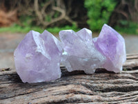 Natural Jacaranda Amethyst Quartz Crystals x 35 From Mumbwa, Zambia