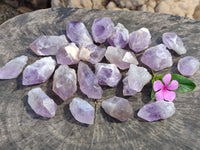 Natural Jacaranda Amethyst Quartz Crystals x 35 From Mumbwa, Zambia