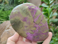 Polished Stichtite Standing Free Forms x 4 From Barberton, South Africa