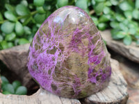 Polished Stichtite Standing Free Forms x 4 From Barberton, South Africa