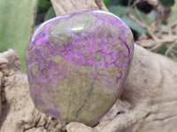 Polished Stichtite Standing Free Forms x 4 From Barberton, South Africa
