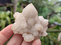 Natural White Cascading Fir Tree Candle Quartz Cluster x 6 From Madagascar
