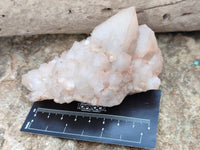 Natural White Cascading Fir Tree Candle Quartz Cluster x 6 From Madagascar