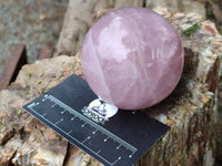 Polished Star Rose Quartz Spheres x 3 From Ambatondrazaka, Madagascar