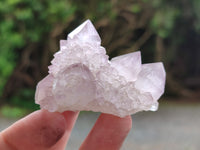 Natural Lilac Spirit Quartz Clusters x 24 From South Africa