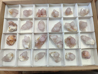 Natural Lilac Spirit Quartz Clusters x 24 From South Africa