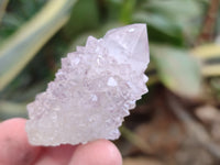 Natural Lilac Spirit Quartz Clusters x 24 From South Africa