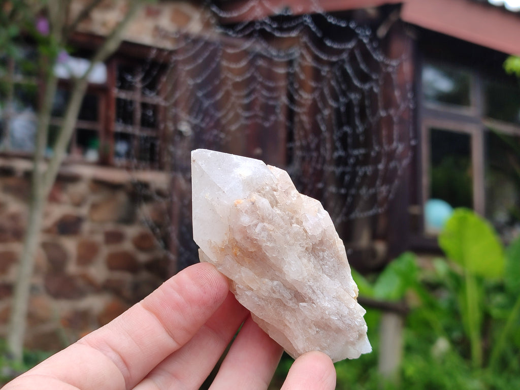 Natural White Pineapple Quartz Crystals x 13 From Madagascar - Toprock Gemstones and Minerals 