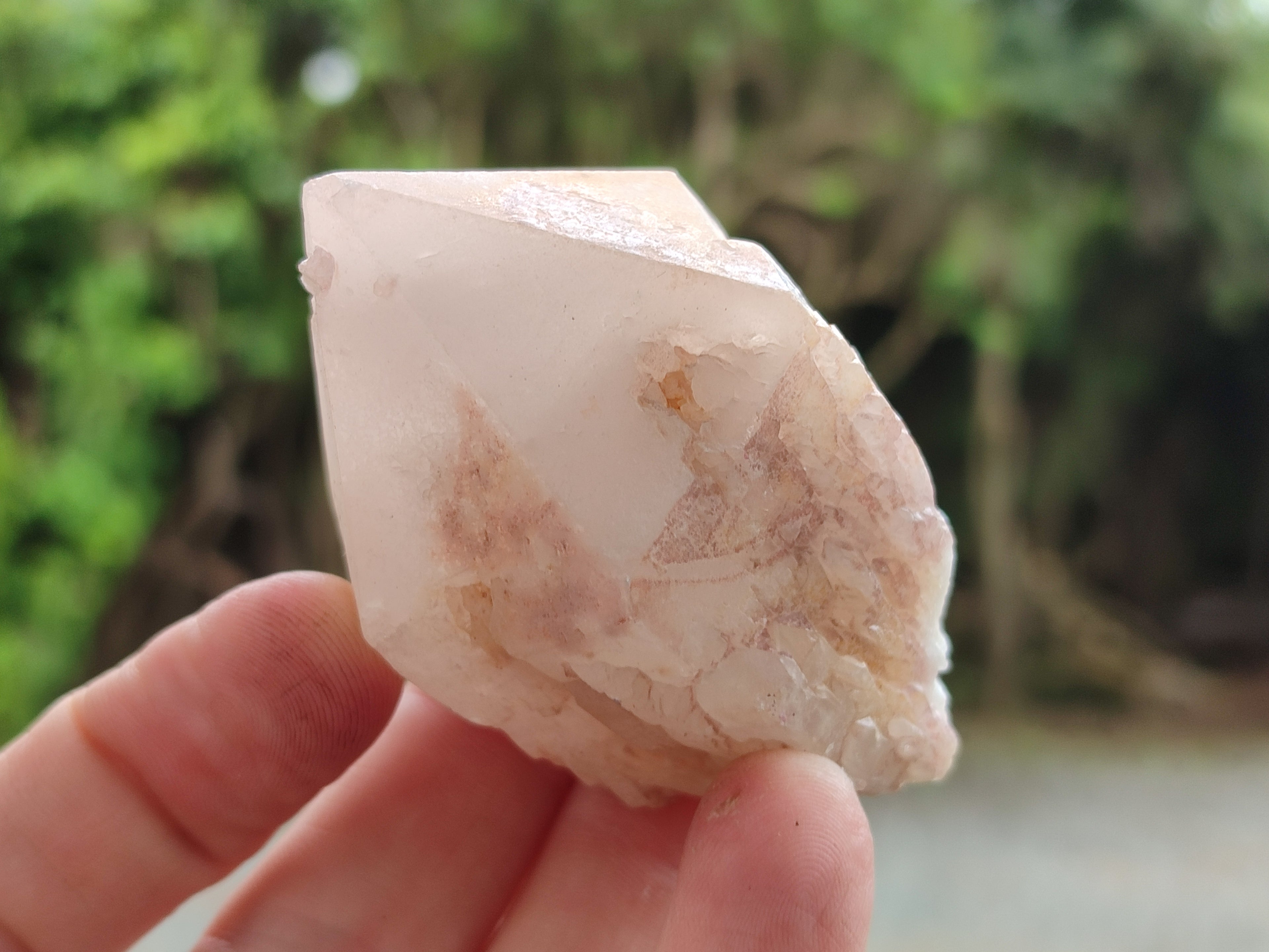 Natural White Pineapple Quartz Crystals x 13 From Madagascar - Toprock Gemstones and Minerals 