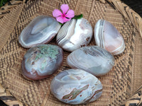 Polished Sashe River Agate Free Forms x 6 From Zimbabwe