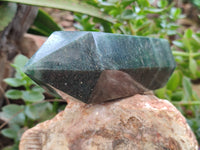 Polished Green Fuchsite Quartz Prism x 1 From Madagascar