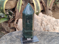 Polished Green Fuchsite Quartz Prism x 1 From Madagascar