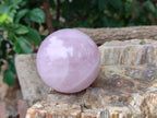 Polished Rose Quartz Spheres x 4 From Ambatondrazaka, Madagascar - Toprock Gemstones and Minerals 