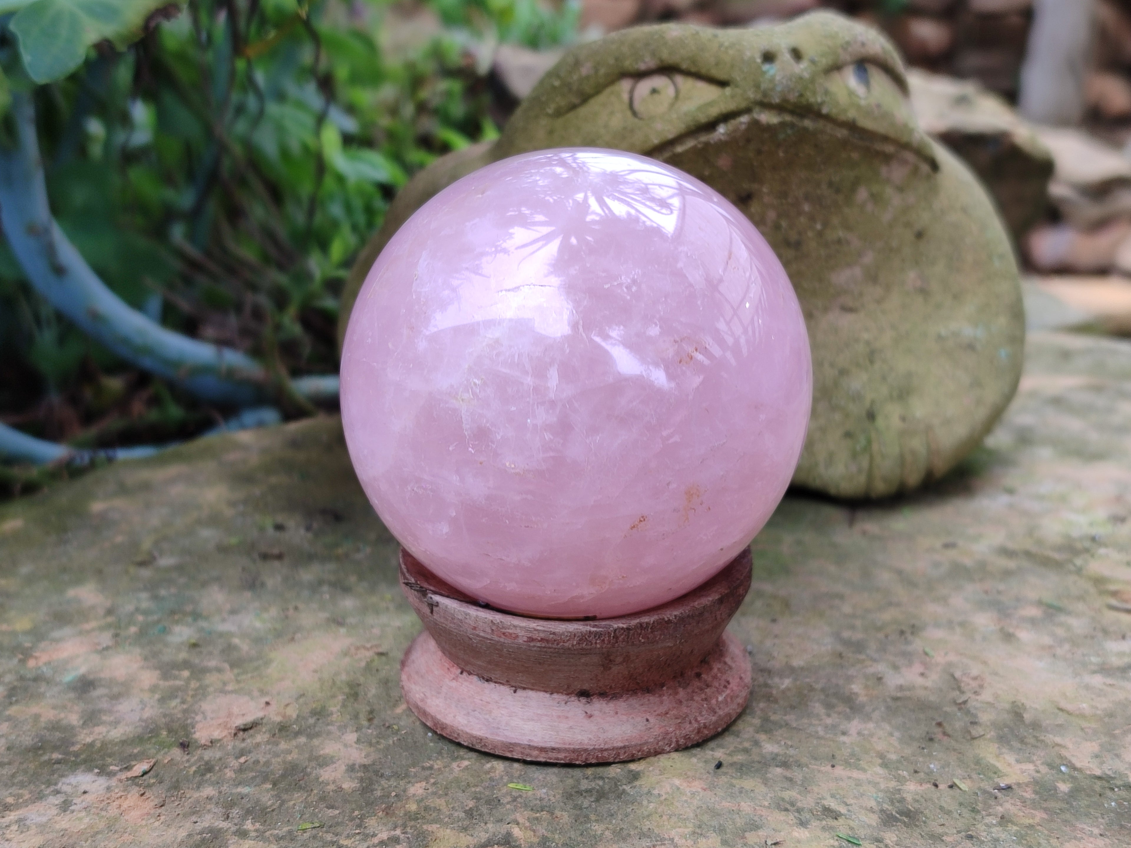 Polished Rose Quartz Spheres x 4 From Ambatondrazaka, Madagascar - Toprock Gemstones and Minerals 