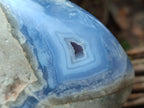 Polished Blue Lace Agate Geodes x 1 From Nsanje, Malawi - Toprock Gemstones and Minerals 