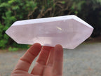 Polished Double Terminated Rose Quartz Points x 6 From Ambatondrazaka, Madagascar - Toprock Gemstones and Minerals 