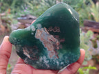 Polished on One Side Emerald Mtorolite Free Forms x 6 From Zimbabwe - Toprock Gemstones and Minerals 