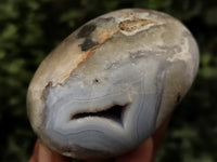 Polished Blue Lace Agate Geodes x 6 From Nsanje, Malawi - Toprock Gemstones and Minerals 
