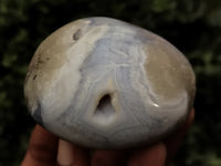 Polished Blue Lace Agate Geodes x 6 From Nsanje, Malawi - Toprock Gemstones and Minerals 