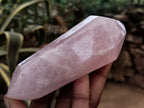 Polished Double Terminated Rose Quartz Points x 6 From Ambatondrazaka, Madagascar - Toprock Gemstones and Minerals 