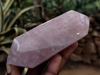 Polished Double Terminated Rose Quartz Points x 6 From Ambatondrazaka, Madagascar - Toprock Gemstones and Minerals 