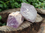 Natural Jacaranda Amethyst Single Quartz Crystals x 24 From Mumbwa, Zambia - Toprock Gemstones and Minerals 