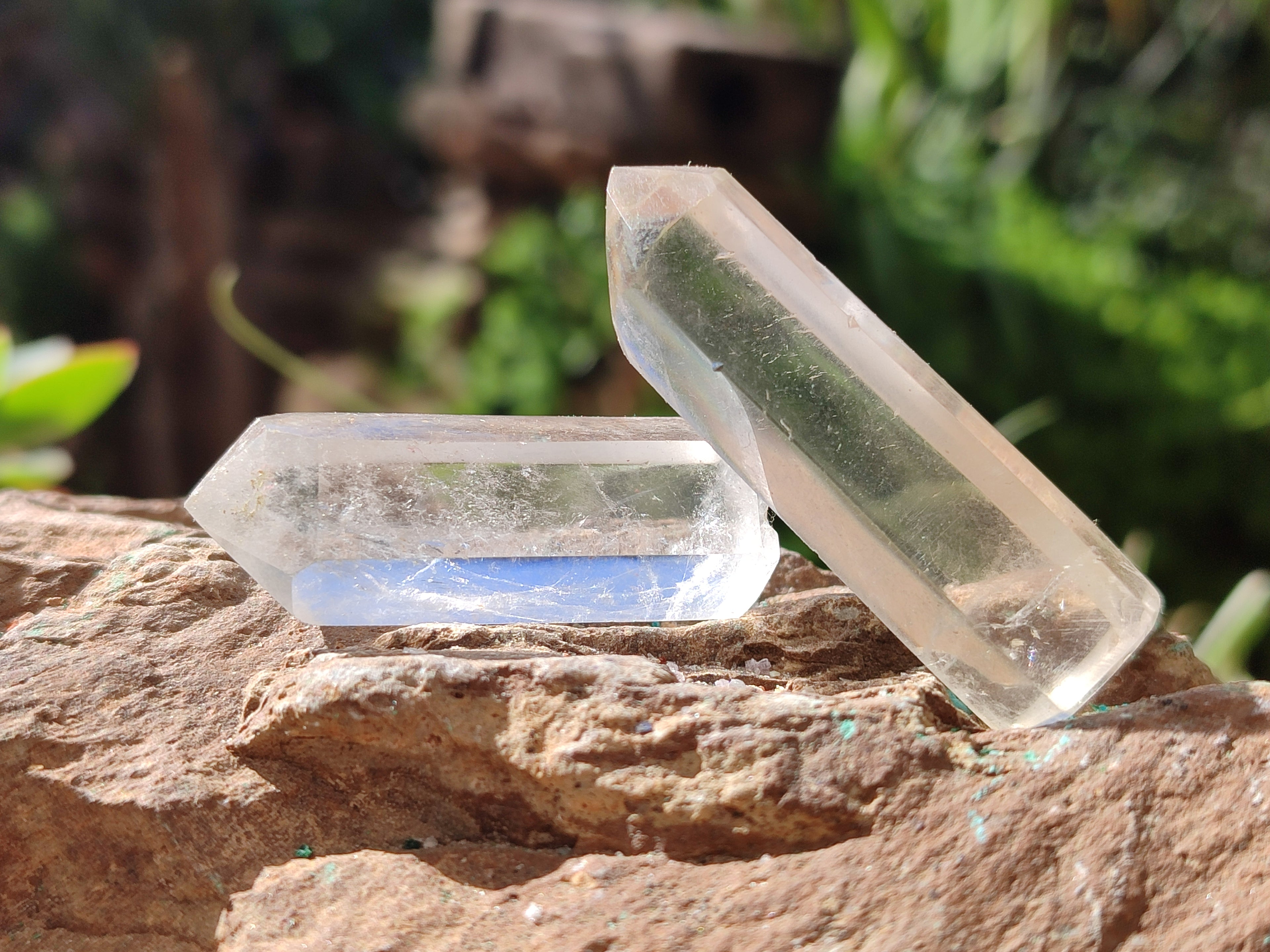 Polished Clear Quartz Crystals x 35 From Madagascar - Toprock Gemstones and Minerals 