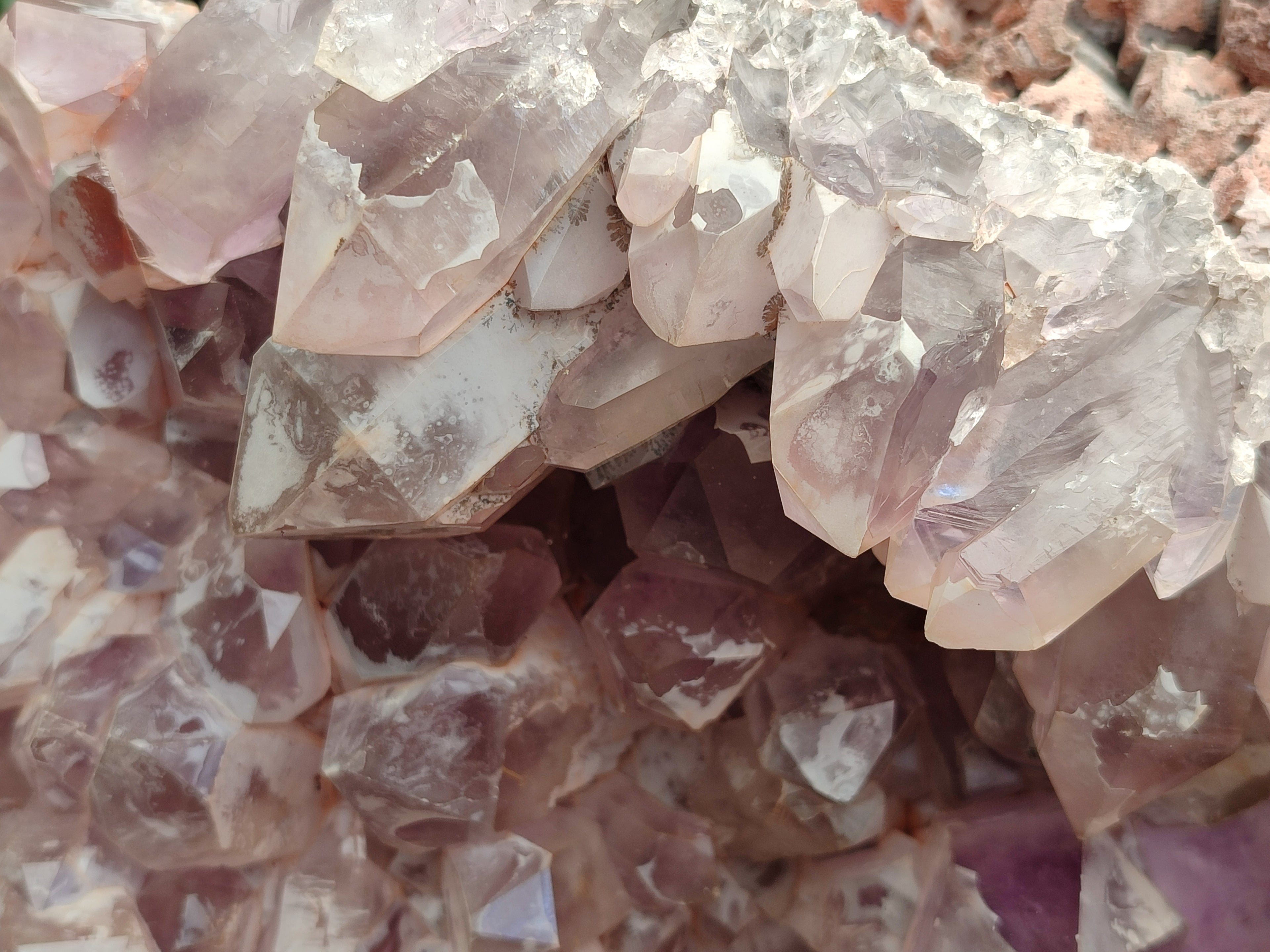 Natural Jacaranda Amethyst Quartz Cluster x 1 From Mumbwa, Zambia - Toprock Gemstones and Minerals 