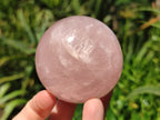 Polished Rose Quartz Spheres x 4 From Ambatondrazaka, Madagascar - Toprock Gemstones and Minerals 