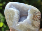 Polished Blue Lace Agate Geodes x 6 From Nsanje, Malawi - Toprock Gemstones and Minerals 