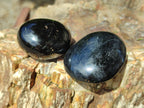 Polished Black Tourmaline Palm Stones x 16 From Madagascar - Toprock Gemstones and Minerals 