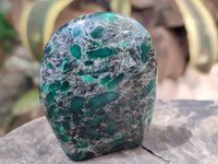 Polished Emerald Mica In Matrix Standing Free Forms x 4 From Mutoko, Zimbabwe - Toprock Gemstones and Minerals 