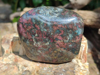 Polished Ruby Corundum In Chrome Verdite Free Forms x 4 From Zimbabwe - Toprock Gemstones and Minerals 