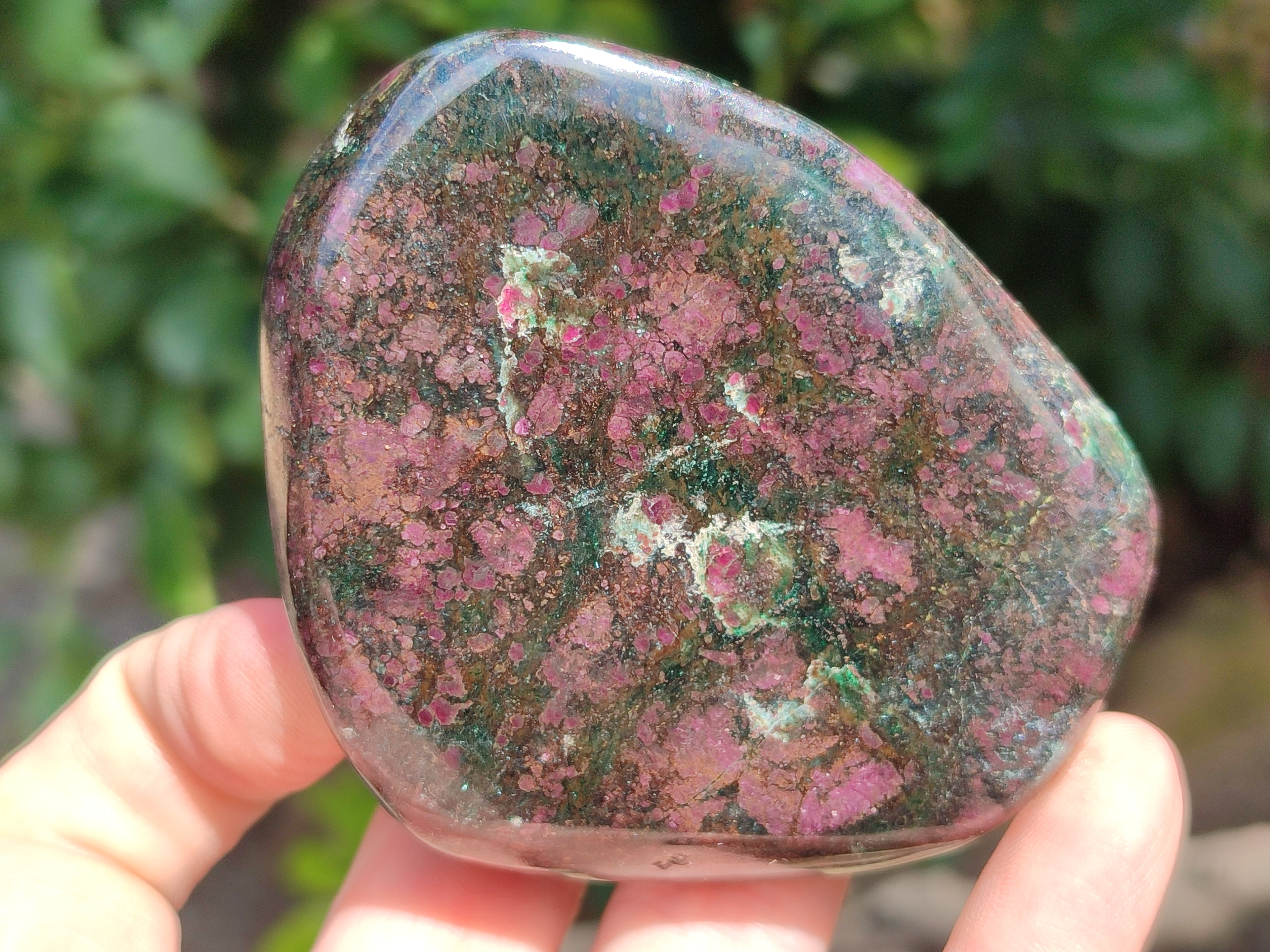 Polished Ruby Corundum In Chrome Verdite Free Forms x 4 From Zimbabwe - Toprock Gemstones and Minerals 