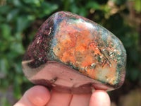 Polished Ruby Corundum In Chrome Verdite Free Forms x 4 From Zimbabwe - Toprock Gemstones and Minerals 
