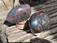 Polished Ruby Corundum In Chrome Verdite Free Forms x 4 From Zimbabwe - Toprock Gemstones and Minerals 