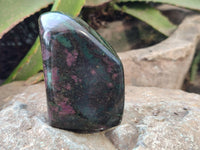 Polished Ruby Corundum In Chrome Verdite Standing Free Forms x  From Zimbabwe - Toprock Gemstones and Minerals 