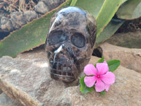 Hand Made Smokey Quartz Skull Carving x 1 From Madagascar - Toprock Gemstones and Minerals 