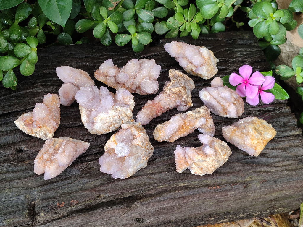 Natural  Amethyst Fairy Spirit Quartz Clusters x 12 From South Africa - Toprock Gemstones and Minerals 