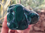 Polished Flower Banded Malachite Free Forms x 6 From Congo - Toprock Gemstones and Minerals 