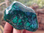 Polished Flower Banded Malachite Free Forms x 6 From Congo - Toprock Gemstones and Minerals 