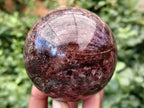 Polished Garnet Spheres x 3 From Mahajanga, Madagascar - Toprock Gemstones and Minerals 