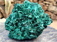 Natural Silky Malachite Specimens x 1 From Kasompe, Congo - Toprock Gemstones and Minerals 